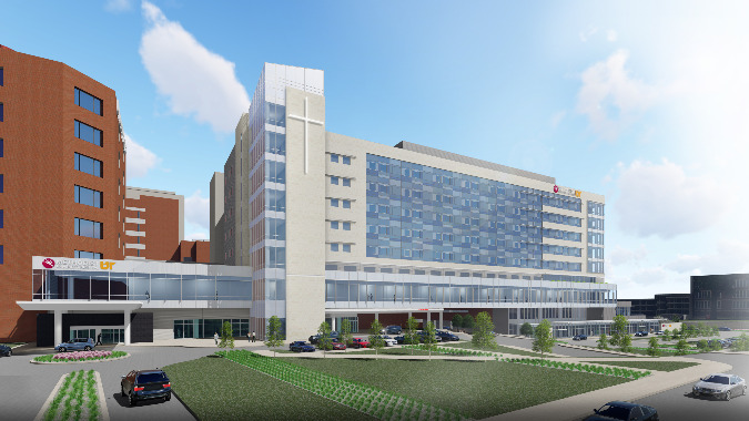 The new Methodist University Hospital tower will help to consolidate patient services.