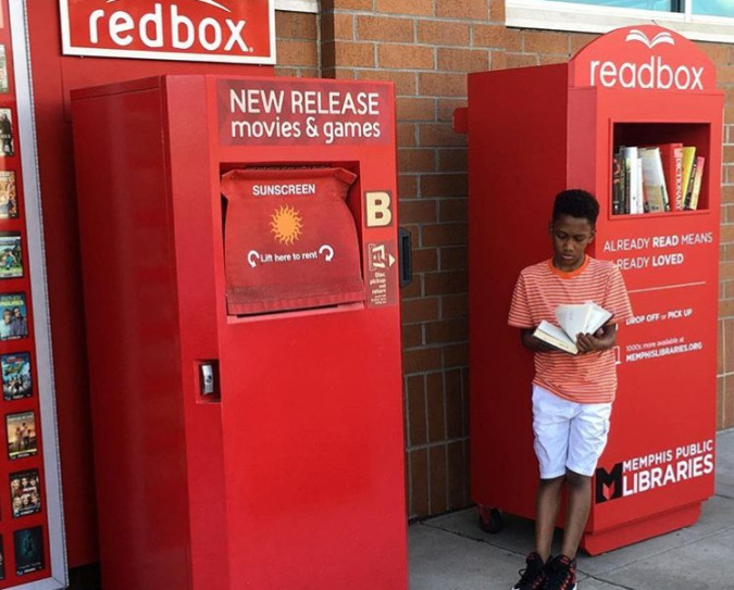 The Readbox is meant to be representative of the Memphis Public Libraries.