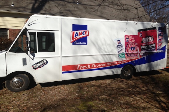 Before: the Henny Penny truck before its transformation