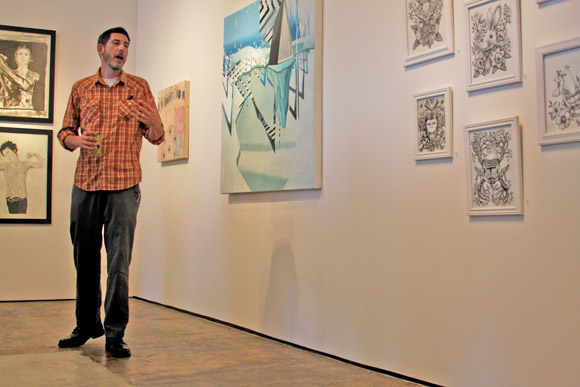 Bobby Spillman discusses his work at “Inspired Resistance" exhibit
