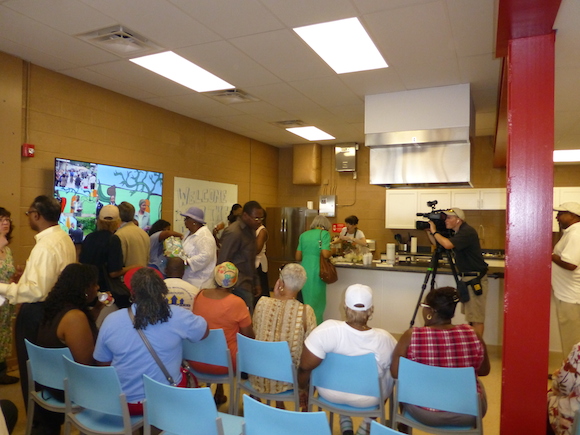 Cooking demonstrations and nutrition classes are part of The Grocer's offerings