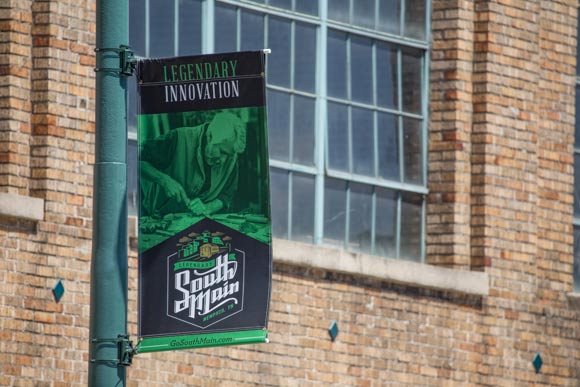 New banners welcome visitors to legendary South Main
