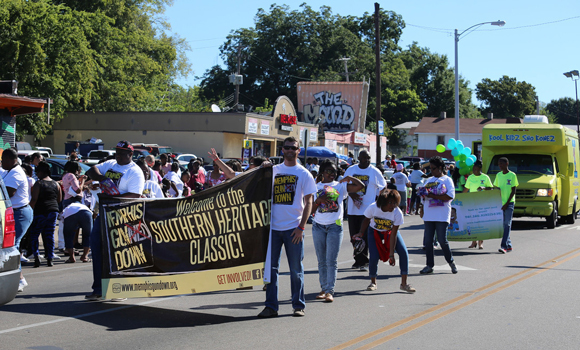 Memphis Gun Down helped to clean up the streets during a recent community event in South Memphis