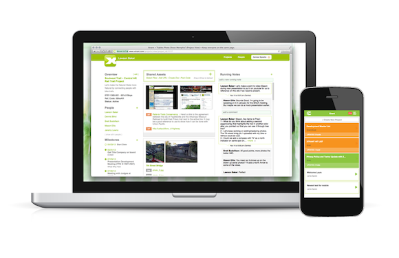 Xtrant allows users to share information easily while executing a project