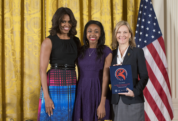 On Monday, Memphis's New Ballet Ensemble (NBE) was given a prestigious award by first lady Michelle Obama.