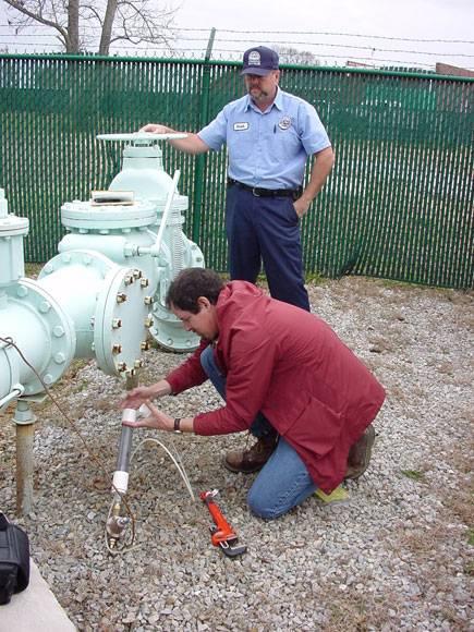 Ground Water Institute researcher age-dates the water supply