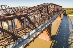 People can now walk from Arkansas to Tennessee across the longest pedestrian bridge across the Mississippi River.  