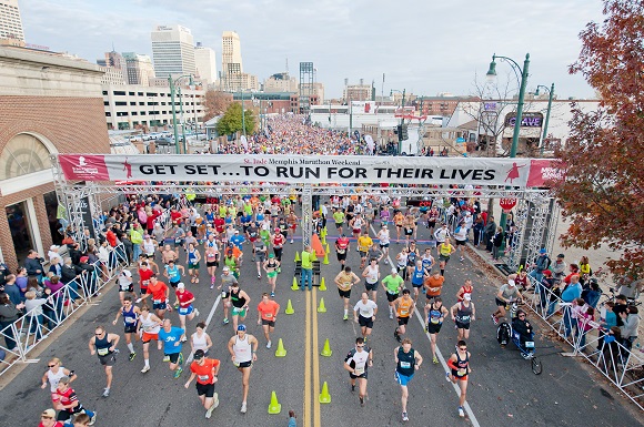 The St. Jude Marathon is Saturday, Dec. 5