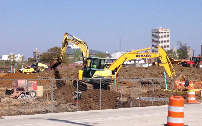 Crews recently began preparing the site for construction, which will start this summer.