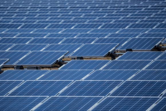 Solar panels at the Agricenter