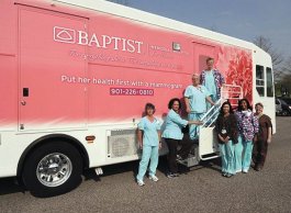Baptist mobile mammography truck