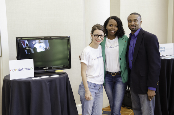 CodeCrew founders Petya Grady, Audrey Jones and Meka Egwuekwe