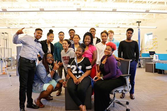 The Start Camp attendees in the Crews Center for Entrepreneurship