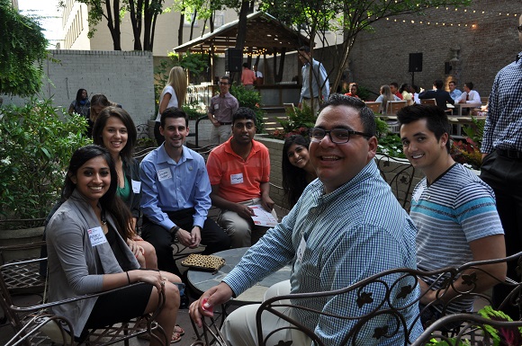 Interns gathered at Felicia Suzanne Restaurant downtown for the Summer Experience kickoff on June 1