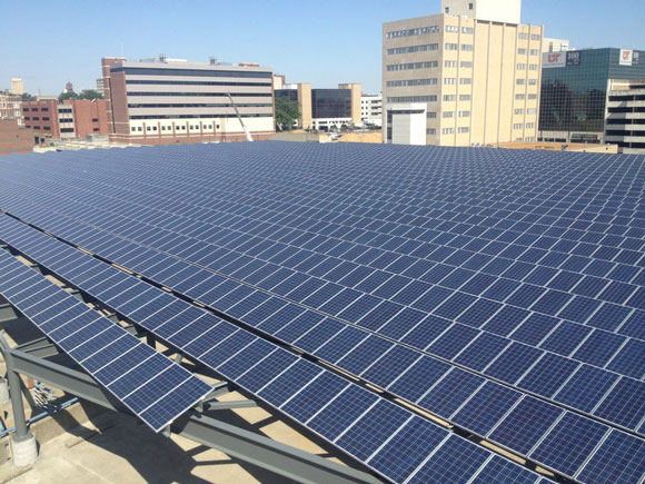 Property owners will be able to retrofit buildings with green features like solar panel arrays