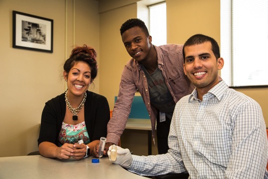 Kayla Rodriguez, Marsalas Whitaker and Isaac Rodriguez of SweetBio