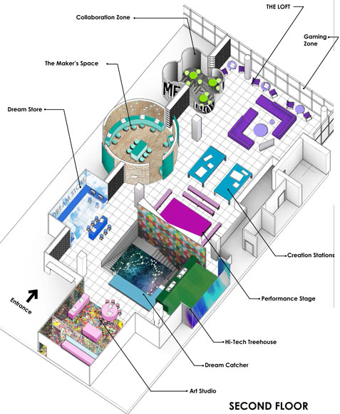 Construction on the new teen learning lab is scheduled to kick off Feb. 3.