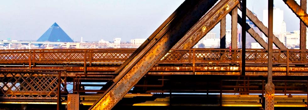 The Pyramid from the bridge