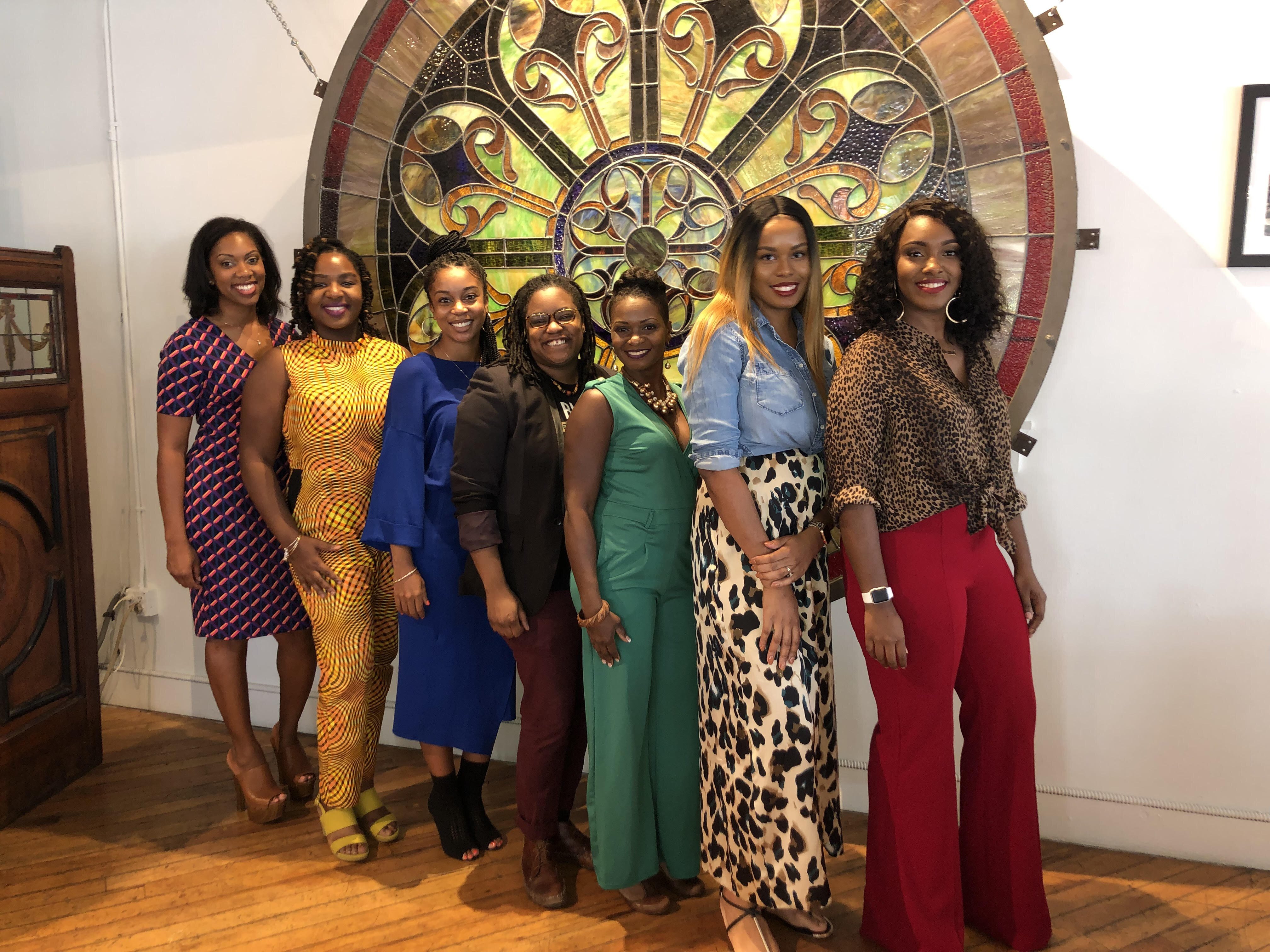 Auntie Round Table panelists ranged in age, careers and experience. The women discussed everything from mental health and child birth to the challenges facing female veterans and entrepreneurs. (Erica Horton)