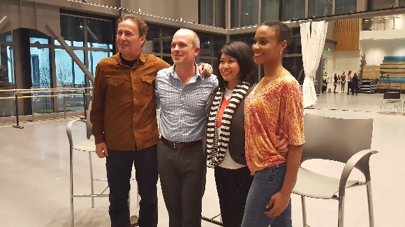 The Diverse Faces of Memphis panel included (left to right) Niko Lyras, Mauricio Calvo, Kong Wee Pang, and Eileen Frazier. (Renee Davis Brame)