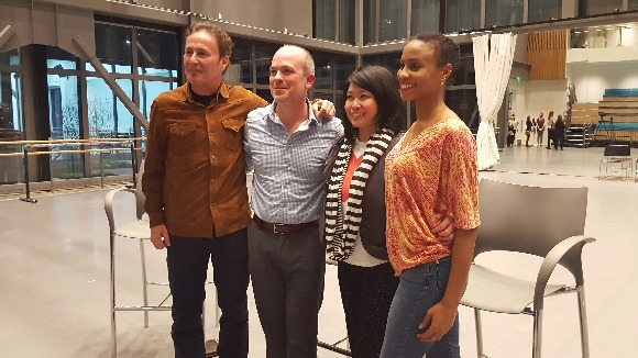 The Diverse Faces of Memphis panel included (left to right) Niko Lyras, Mauricio Calvo, Kong Wee Pang, and Eileen Frazier. (Renee Davis Brame)