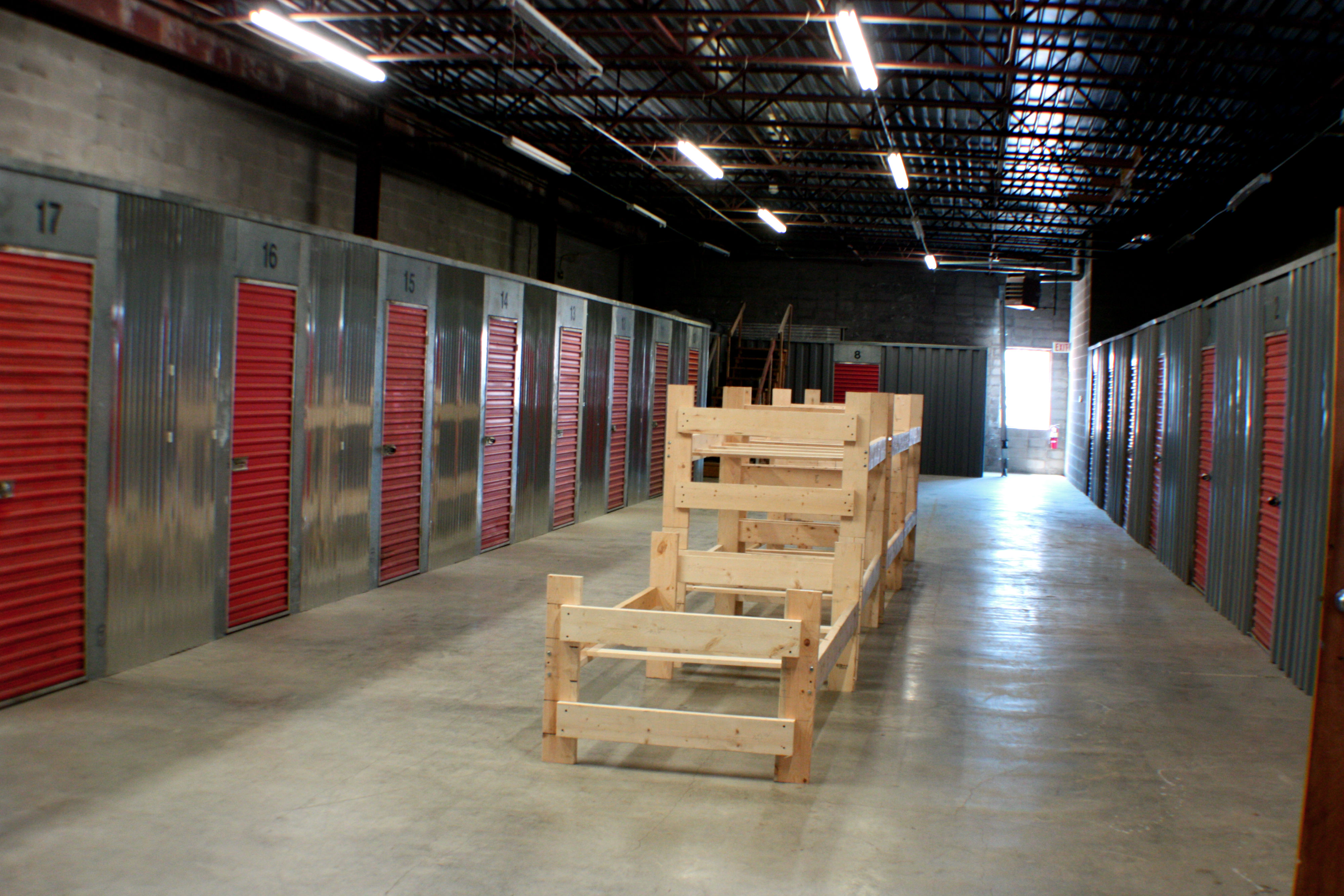 The men of Memphis Adult Teen Challenge renovated the second floor of the BAM Thrift Store and built roughly 20 climate-controlled storage units that serve residents in Madison Heights. (Cole Bradley)