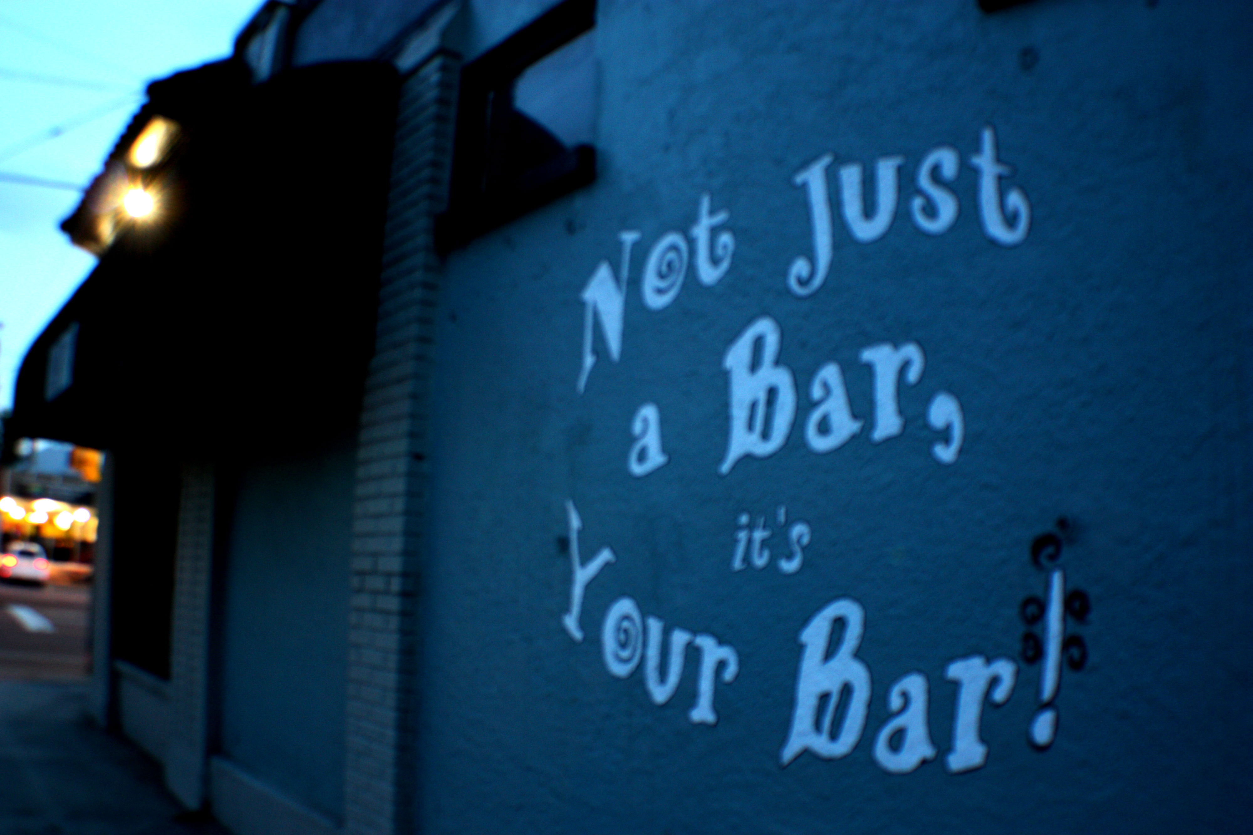 A mural on the outside of Dru's Bar send a clear message of its core business principle: the bar is a safe, welcoming and casual space for everyone. (Cole Bradley) 