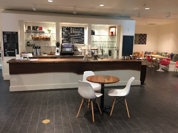 The newly-opened Cafe Brooks.