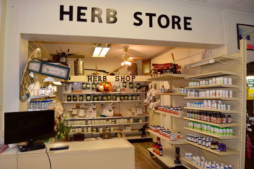 The interior of Champion’s Pharmacy & Herb Store in Whitehaven.