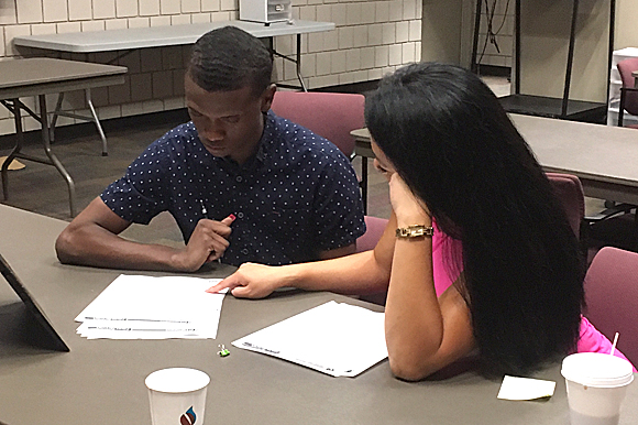 As part of Youth Villages’ YVLifeSet program, Gerry Butler, 18, receives personalized counseling.