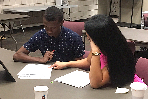 As part of Youth Villages’ YVLifeSet program, Gerry Butler, 18, receives personalized counseling.