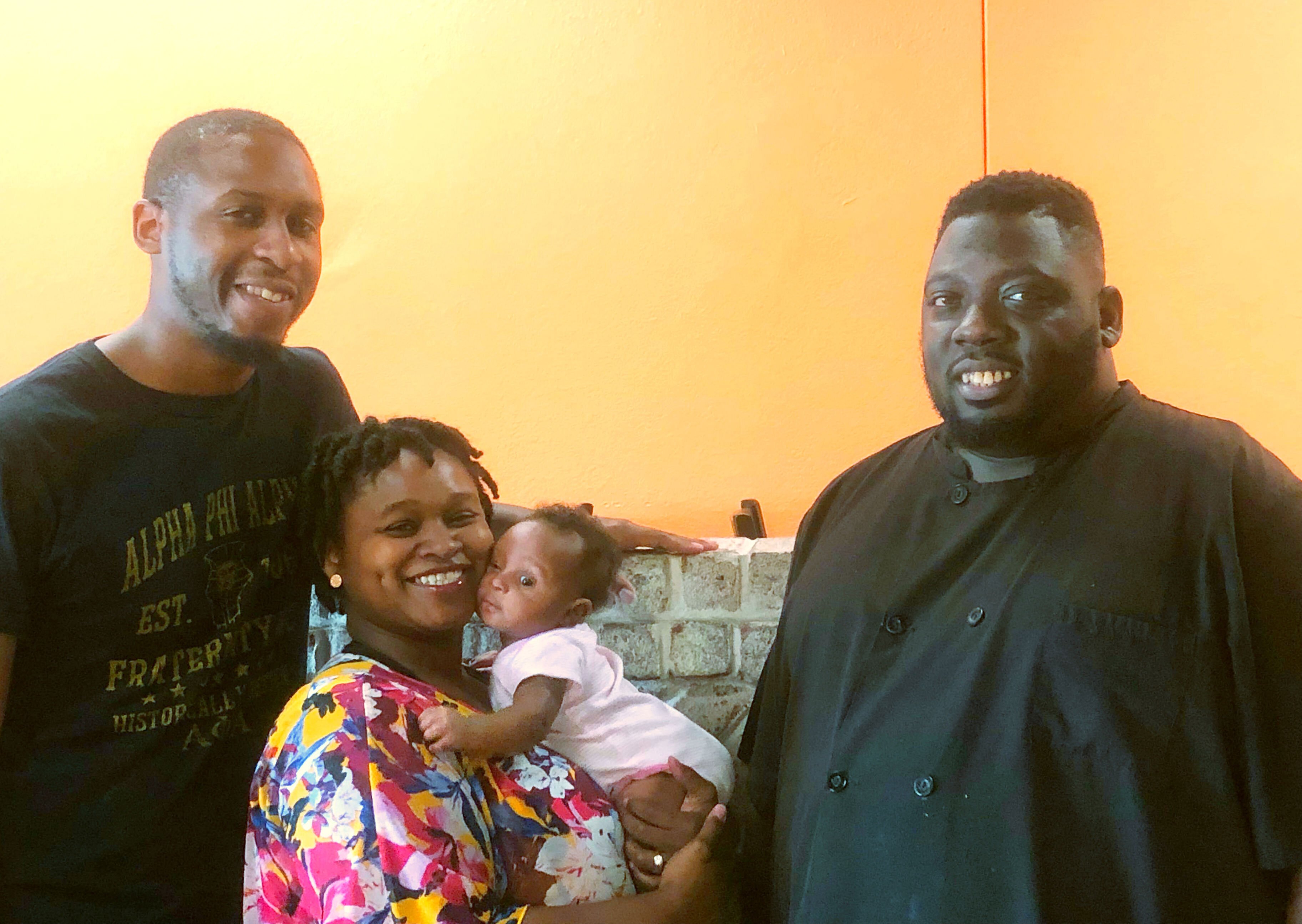 L to R:  Carbibbean Flayvahz Owners Louis and Carla Faulkner and Chef Robert Coleman are the team behind Caribbean Flayvahz in Hickory Hill. (AJ Dugger III)