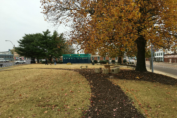 A small capital investment turned vacant land into a Medical District park. 