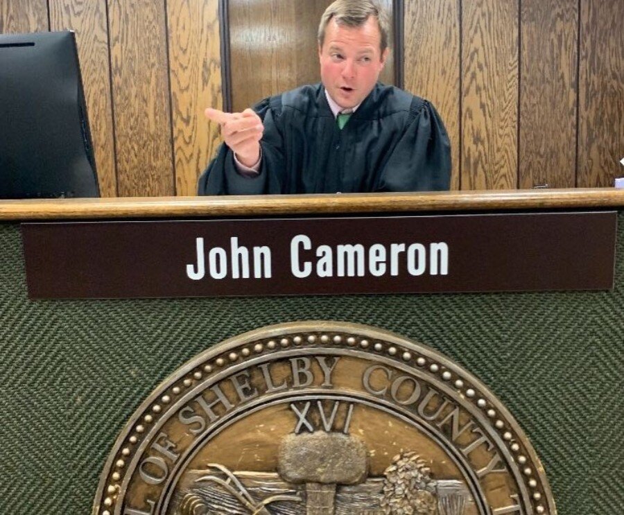 Community Court Referees John Cameron mediates cases involving common code violations. Community Courts are hosted in Hickory Hill and other communities, which helps residents avoid going Downtown for Environmental Court. (Lisa Harris)