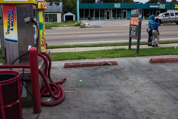 Vacant storefronts on Watkins Street in Frayser. (Renier Otto)