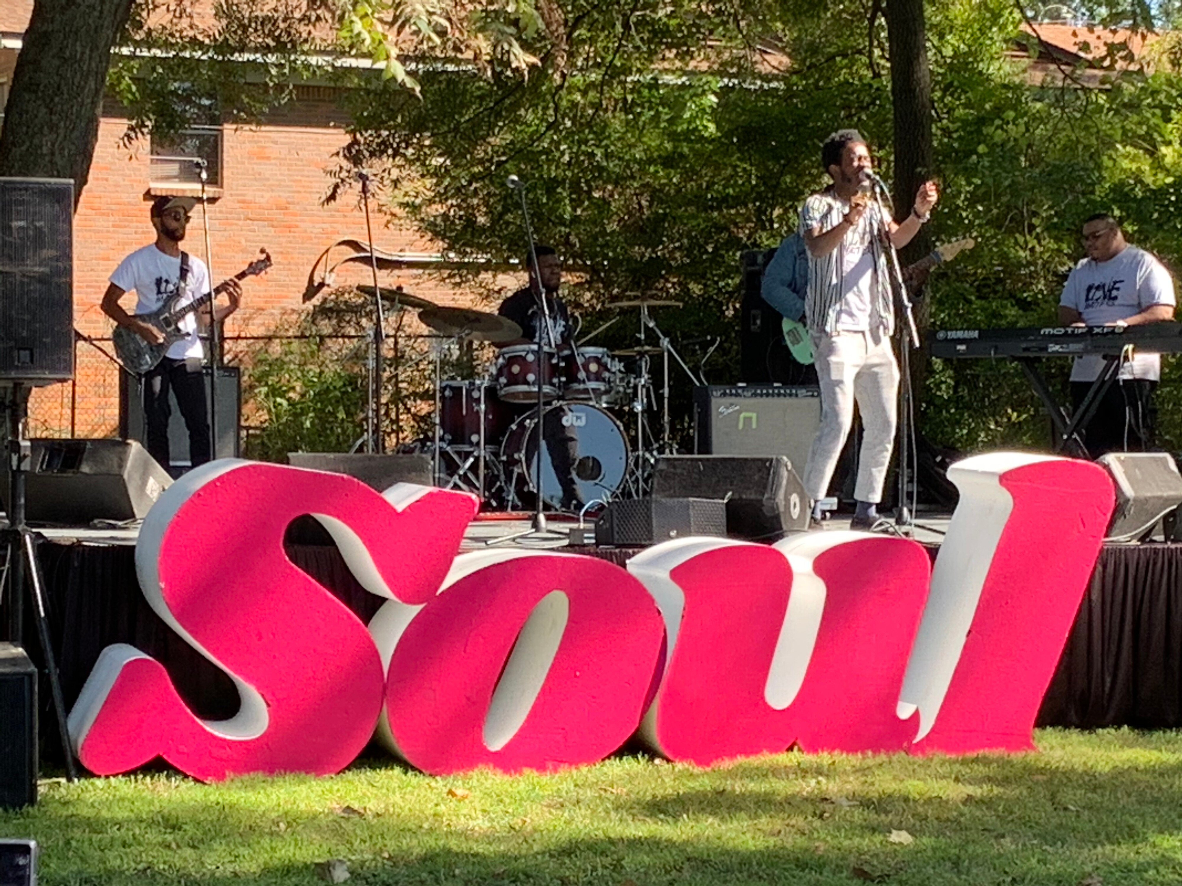 Musical artist J Buck performed on the Bring Your Soul stage at the 5th annual SoulsvilleUSA Festival. (Kim and Jim Coleman)