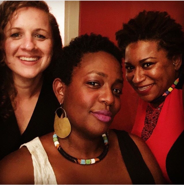 Center for Southern Literary Arts co-directors Molly Rose Quinn, Jamey Hatley and Zandria Robinson (L to R)