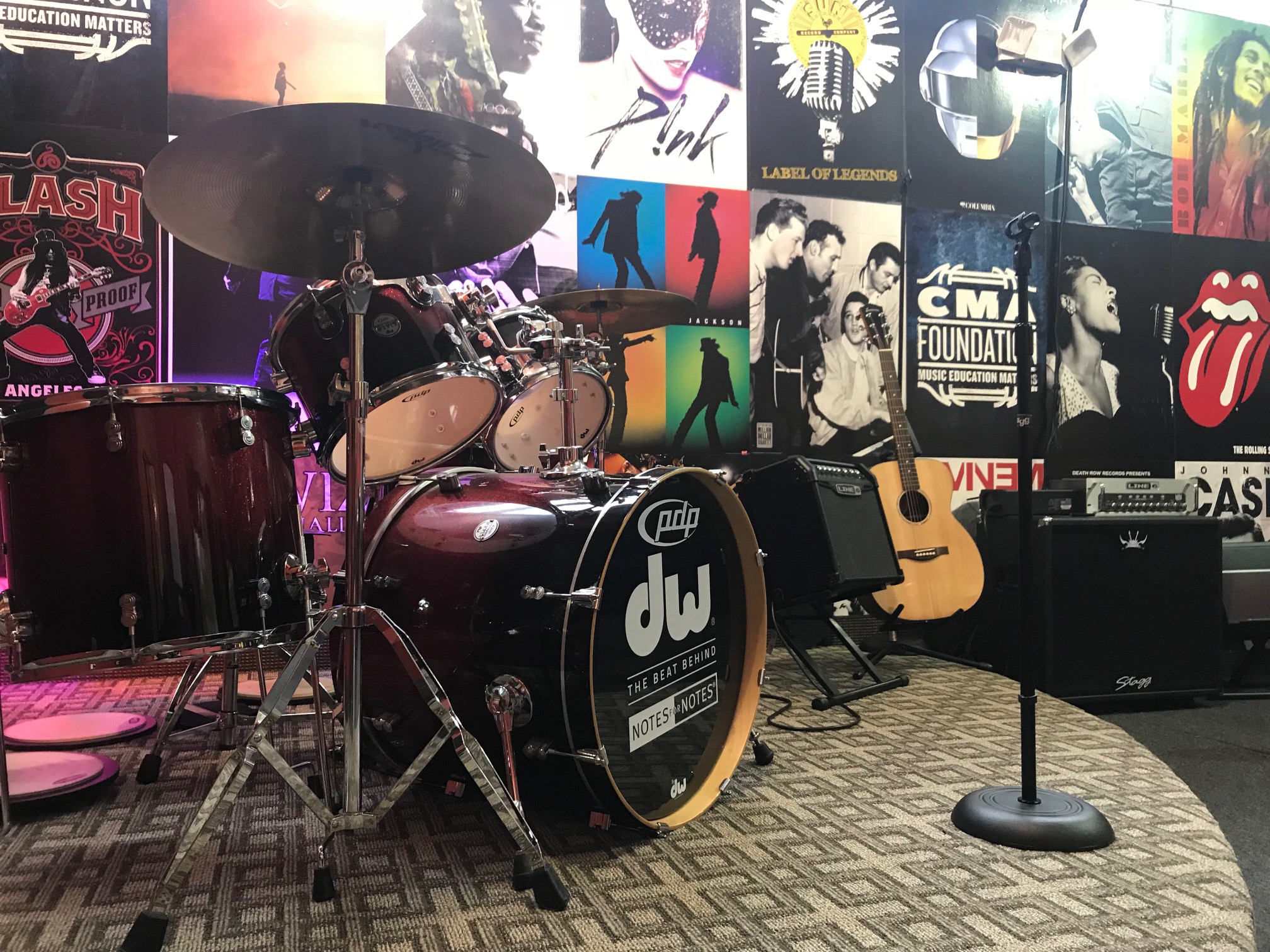 The Notes for Notes music studio offers youth the opportunity to learn a variety of  instruments and music production in a fun and funky space. (Cole Bradley)