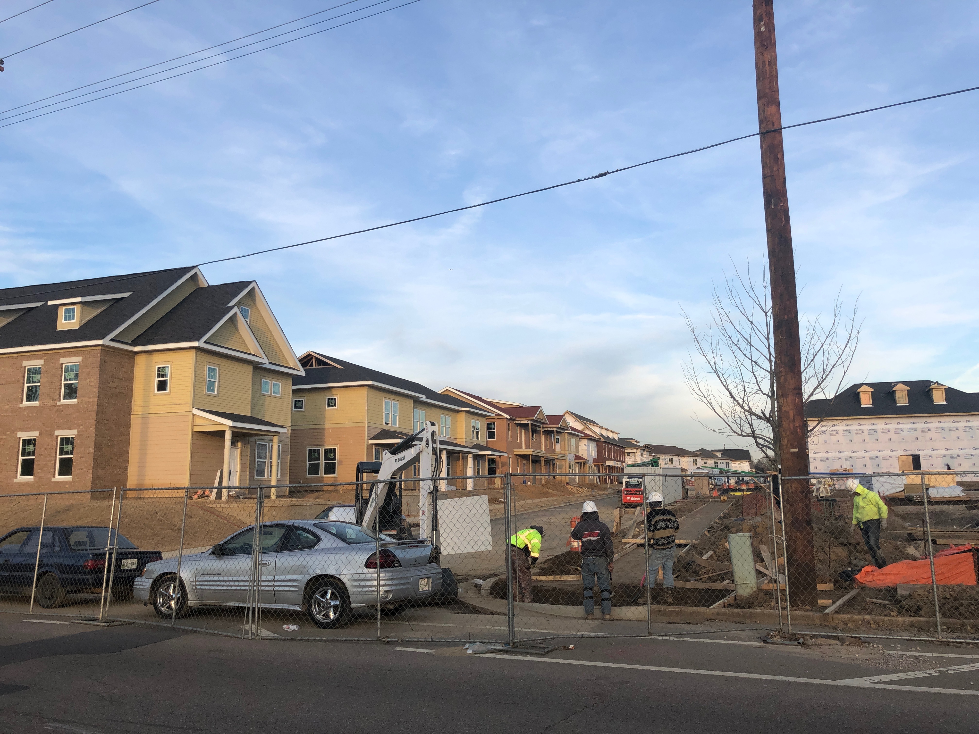 Phase one of South City's housing is 60 percent complete. Move in is expected to begin this summer. (Cole Bradley)