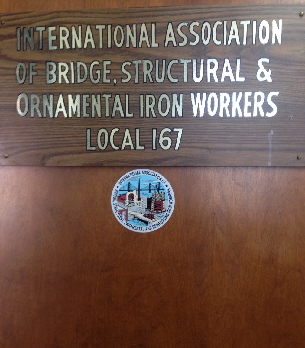 The interior of the Iron Workers union building on Lamar Ave. 