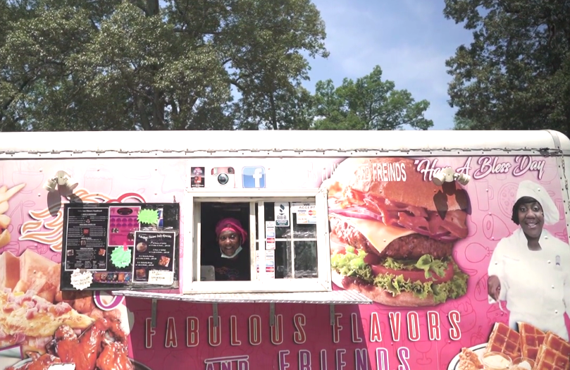 To celebrate Juneteenth 2020, The Time is Now Douglass, the Official Black Lives Matter Memphis Chapter, and Memphis Artists for Change partnered to supply produce boxes, free lunch from local food trucks, masks, and hand sanitizer. (Forever Ready)