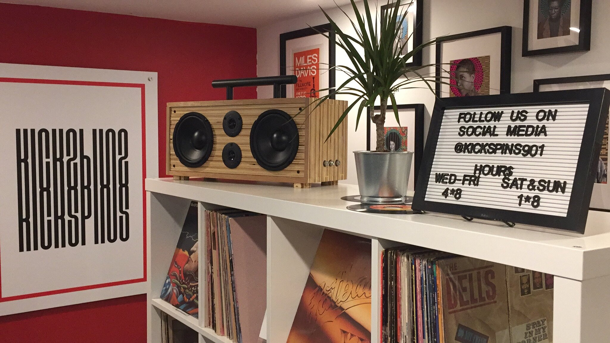 Kickspins is a popup record store that also houses the Memphis Soul clothing line. It launched September 2019 in the Boxlot temporary concept shop and will close at the end of this year along with Boxlot. (Submitted)