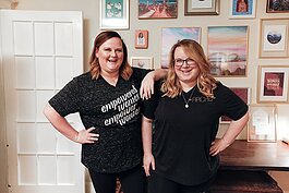 The owners of small business ARCHd, sisters Kristen and Lindsey Archer (submitted)