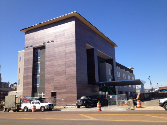 La Quinta hotel under construction at Union and Danny Thomas.