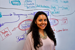 Cinthya Bolanos, a rising sophomore at Rhodes College, spent the summer break at Regional One Health Care’s Innovation Center, where she worked to create a culture of innovation in the hospital.