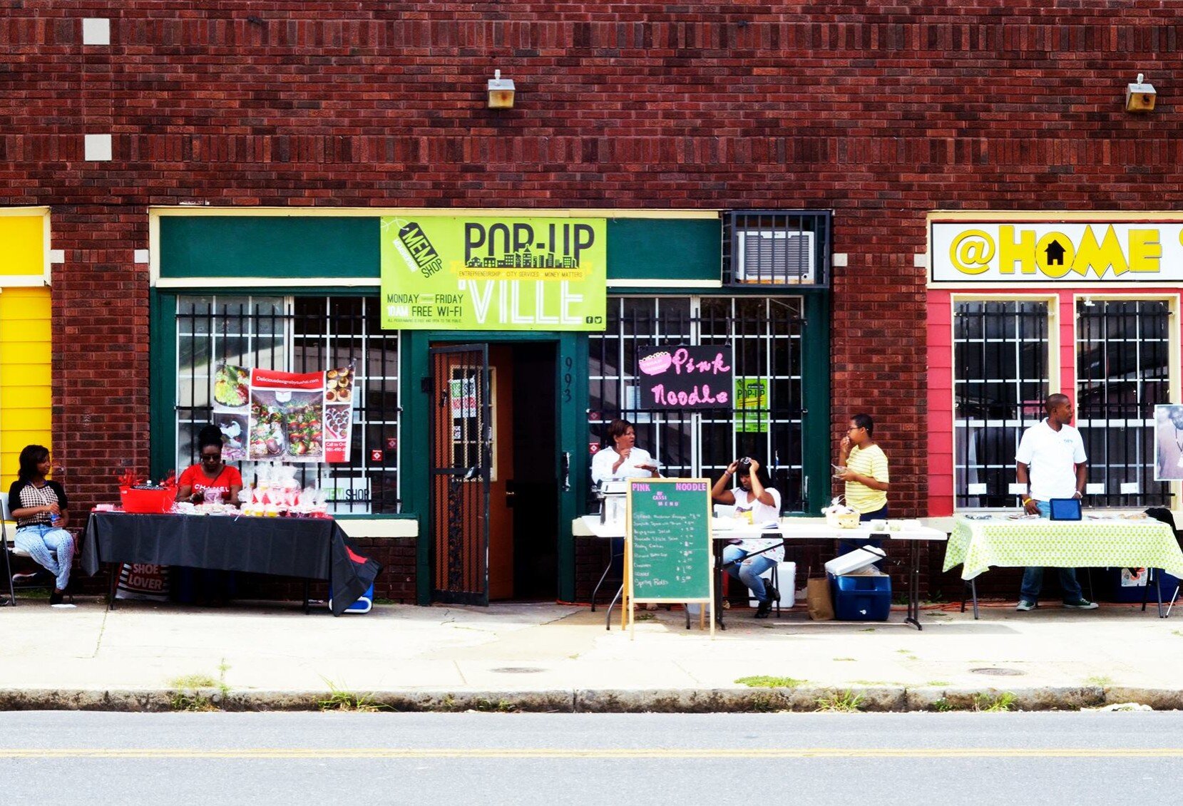 MEMShop helped launch new brick and mortar small businesses in South Memphis in 2014, including the Klassy Chics boutique and @ Home Computer Repair. (MEMShop)