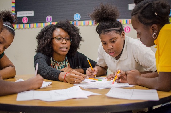 Residents of Memphis Teacher Residency spend a school year in the classroom with a mentor-teacher getting hand-on training.