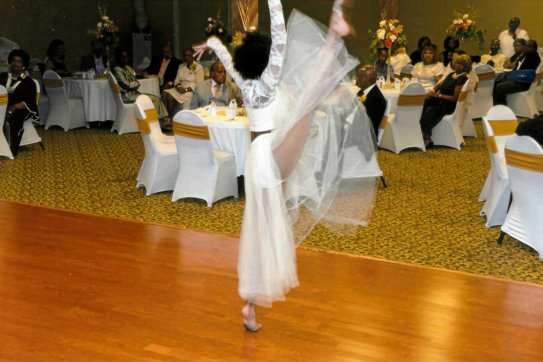 A dancer performs at the Orange Mound Progressive Club's centennial celebration in September 2019. (Submitted, Tyrone P. Easley)