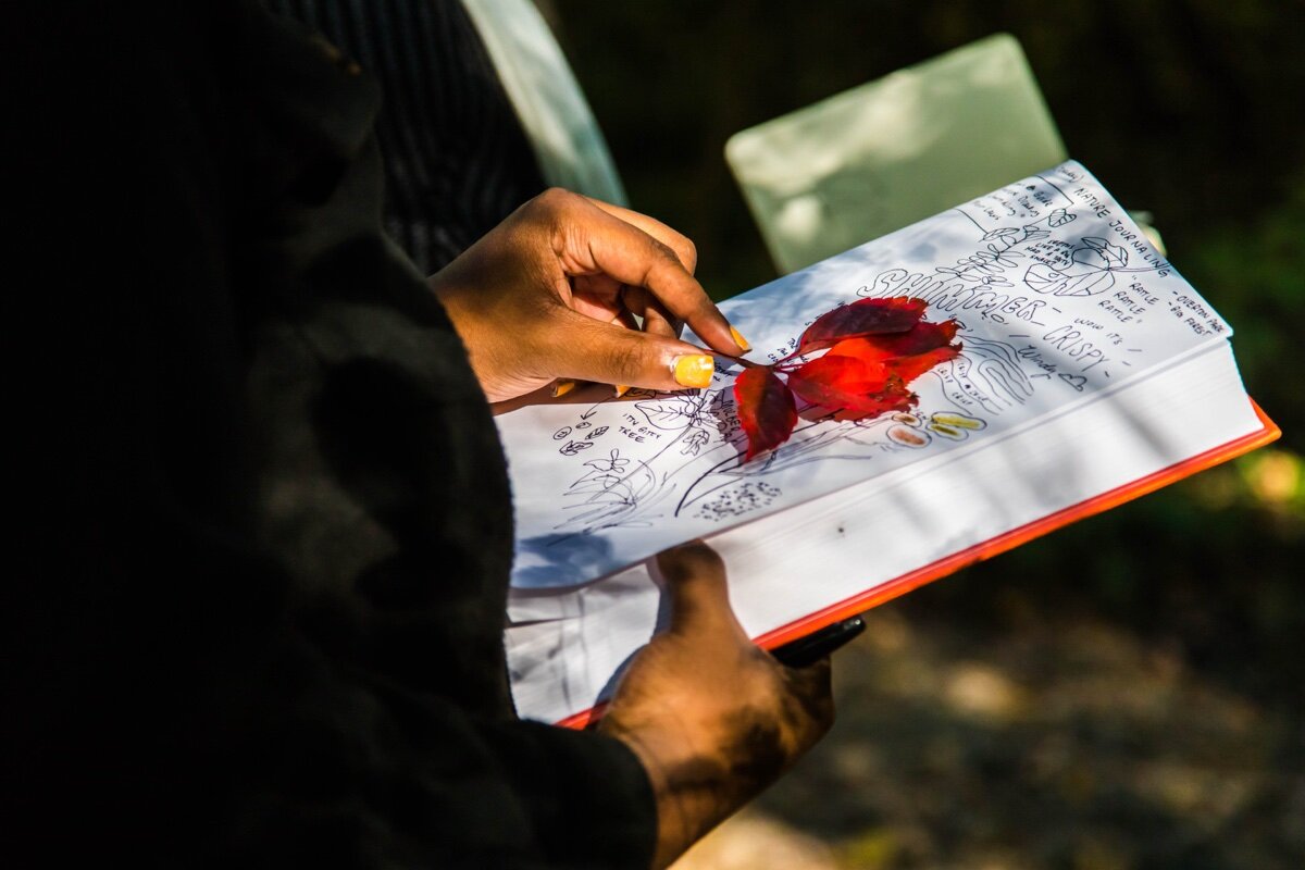 NatureZen Month features a Nature Journaling workshop each Wednesday at noon throughout October.