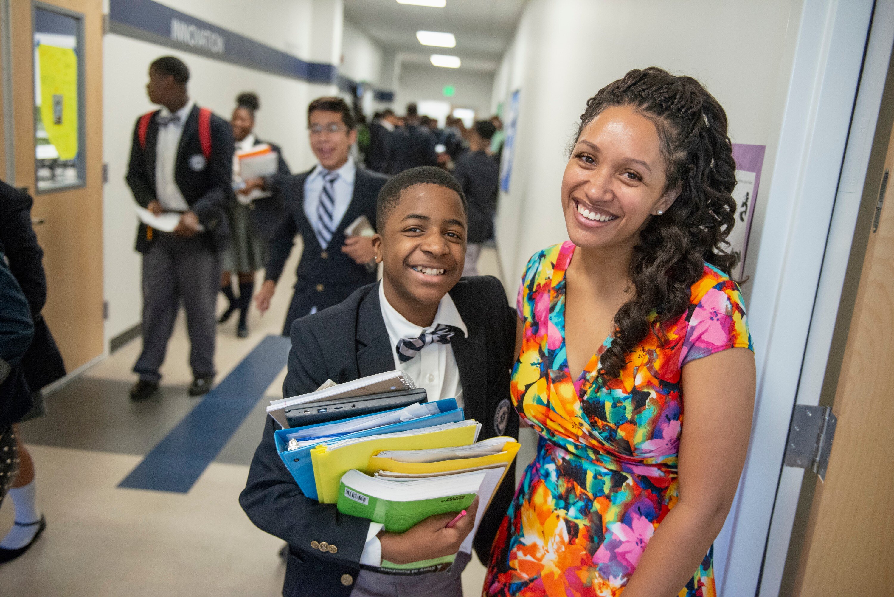 Neighborhood Christian Centers' newest location is in partnership with Power Center Academy in Hickory Hill. Students, their family members, and their neighbors now have closer access for food assistance and other supports. (Brandon Dill) 